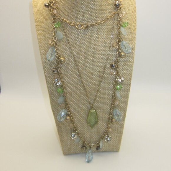 Jewelry - Gold tone Bling Long Necklace